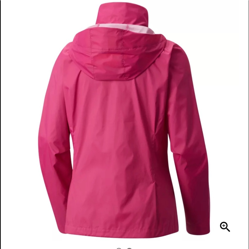 Waterproof pink Columbia jacket